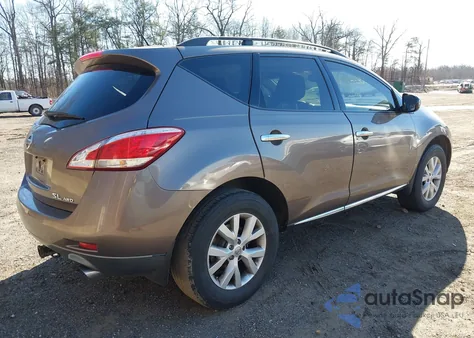 2011 Nissan Murano Sl from USA, damaged, VIN JN8AZ1MW1BW171200